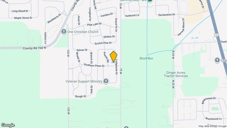 452 Southern Pines Dr Map and Location Details