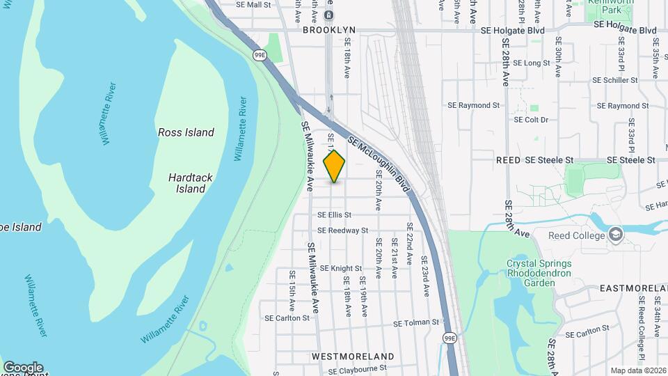 5428 SE 17th Ave Map and Location Details