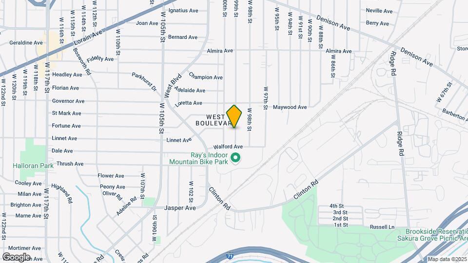 3544 W 99th St Map and Location Details