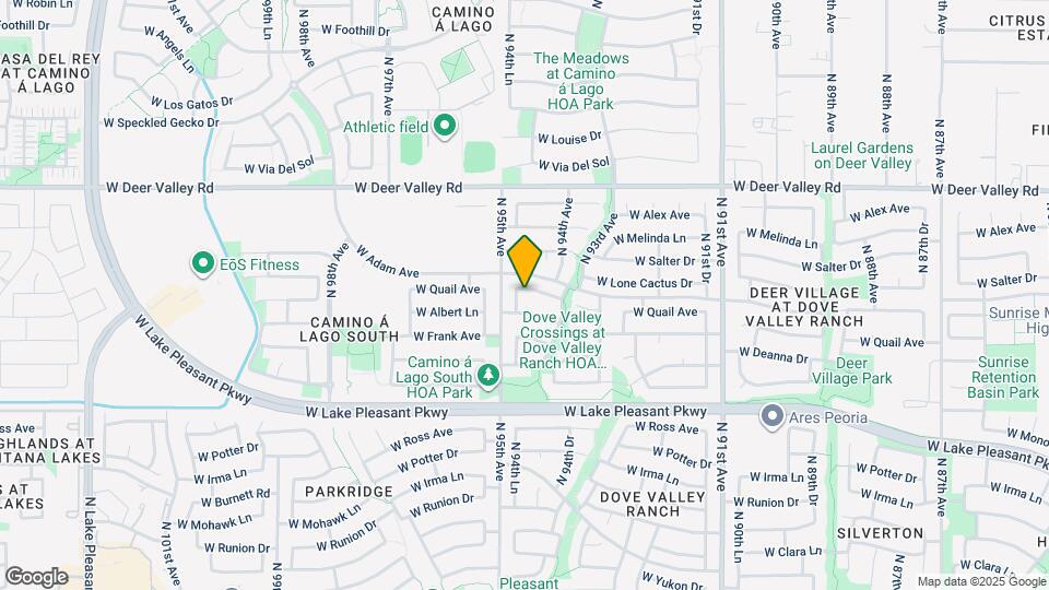9461 W Quail Ave Map and Location Details