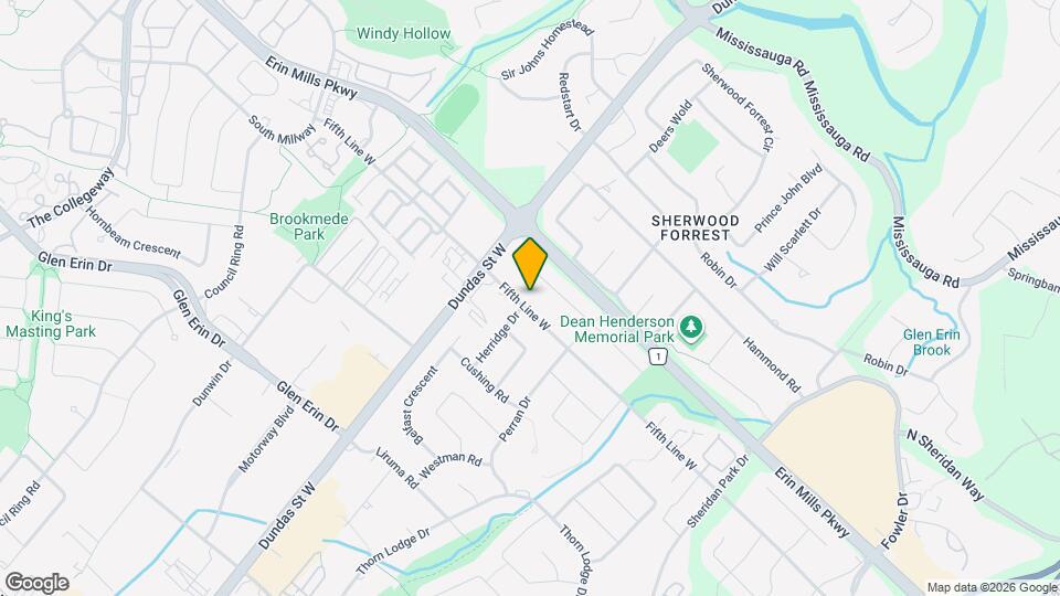 2613 Fifth Line W Map and Location Details