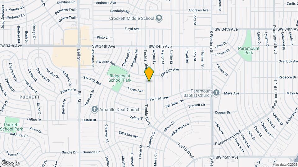 3609 Teckla Blvd Map and Location Details