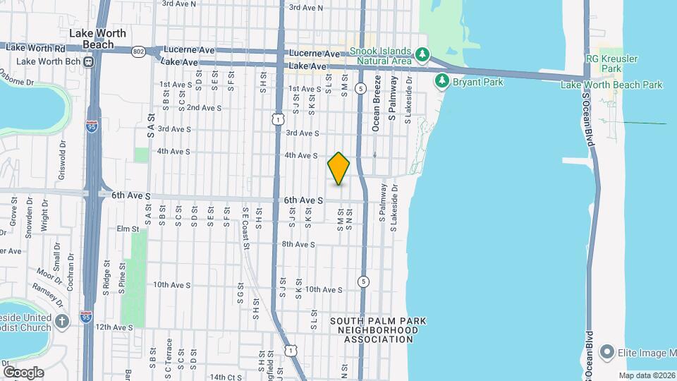 519 S M St Map and Location Details