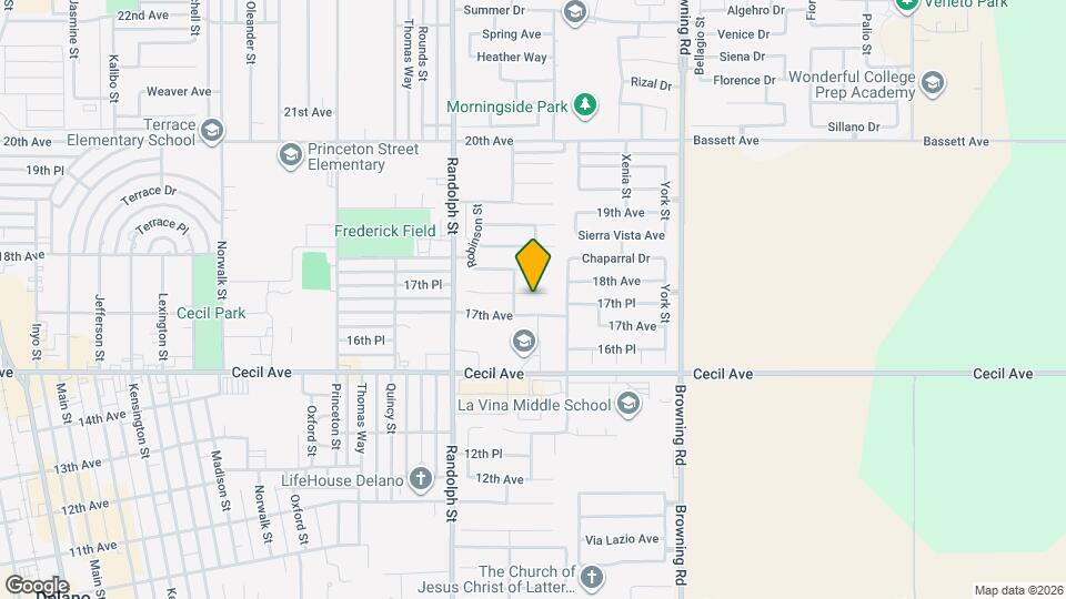 1914 17th Pl Map and Location Details