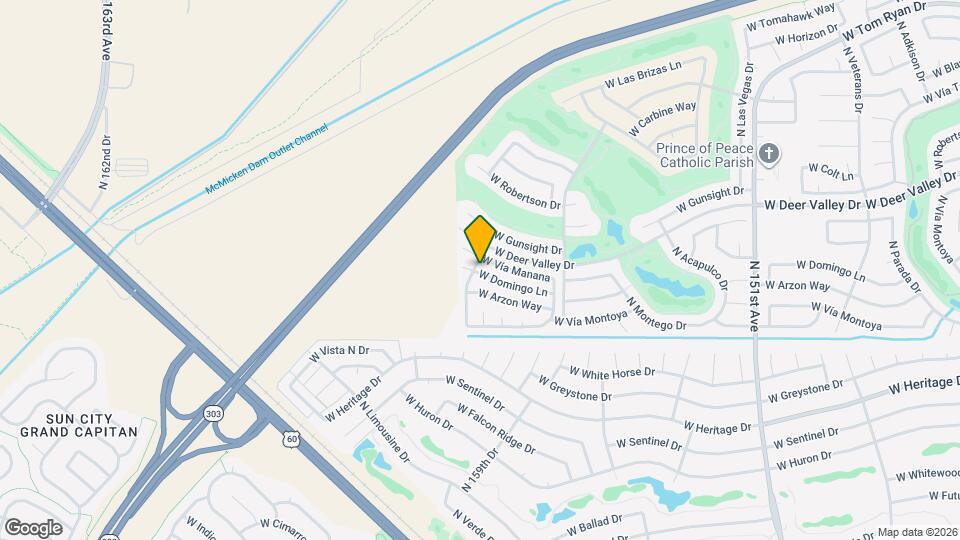 15438 W Domingo Ln Mapa y Detalles de la Ubicación
