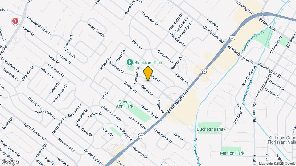 810 Manresa Ln Map and Location Details
