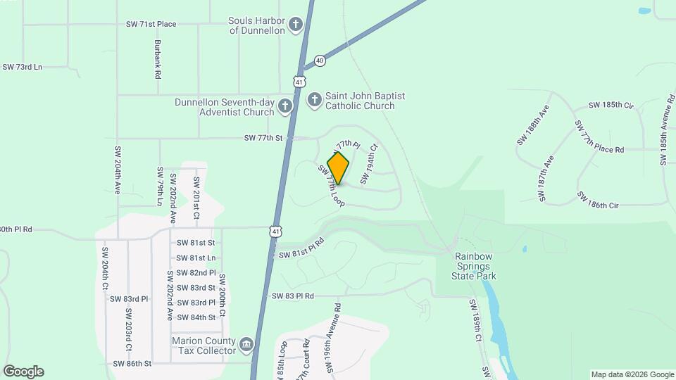 19692 SW 77th Loop Map and Location Details
