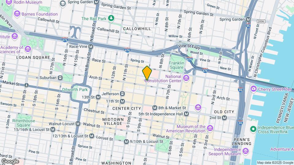 111 N 9th St Map and Location Details