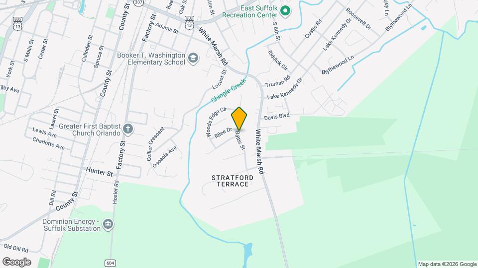 1316 Baltic St Mapa y Detalles de la Ubicación