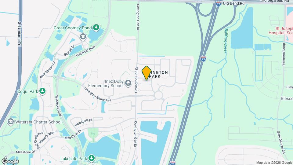 7616 Hampshire Garden Pl Map and Location Details