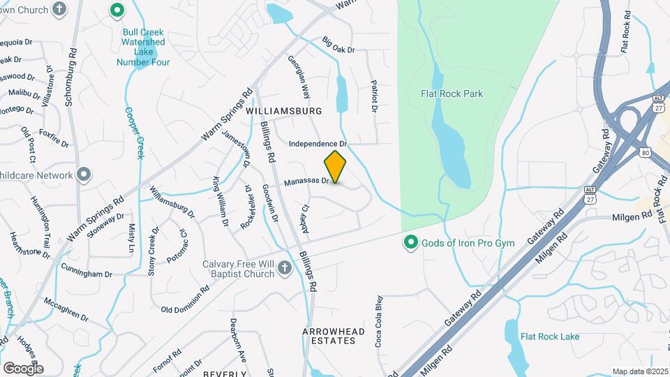 5936 Manassas Dr Map and Location Details