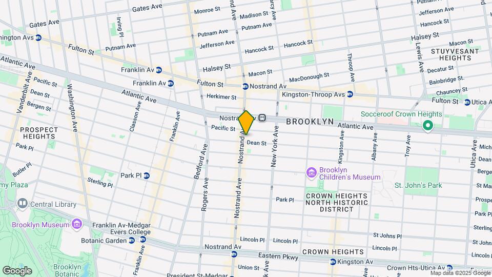 1199 Dean St Mapa y Detalles de la Ubicación