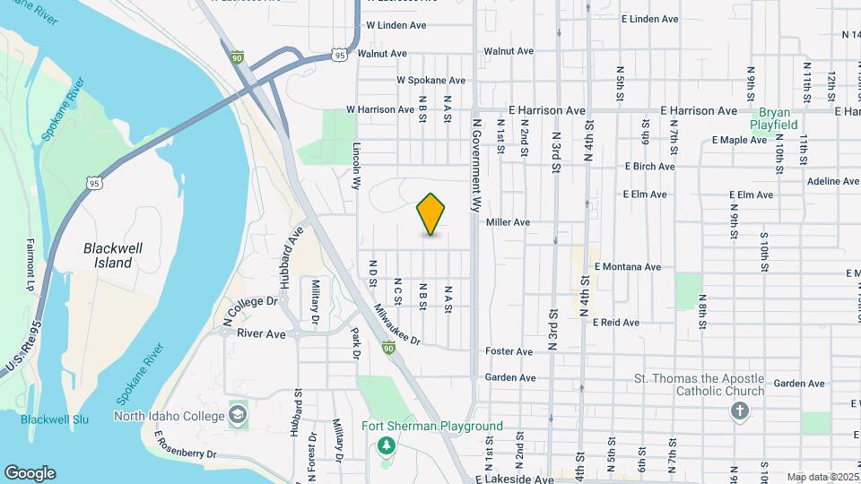 1006 N B St Map and Location Details
