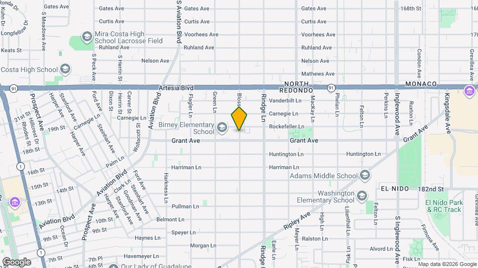1605-1/2 Blossom Lane Mapa y Detalles de la Ubicación