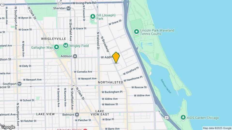 3523 N Broadway, Unit 1E Map and Location Details