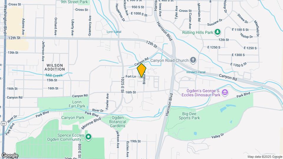 1489 Brinker Ave Mapa y Detalles de la Ubicación