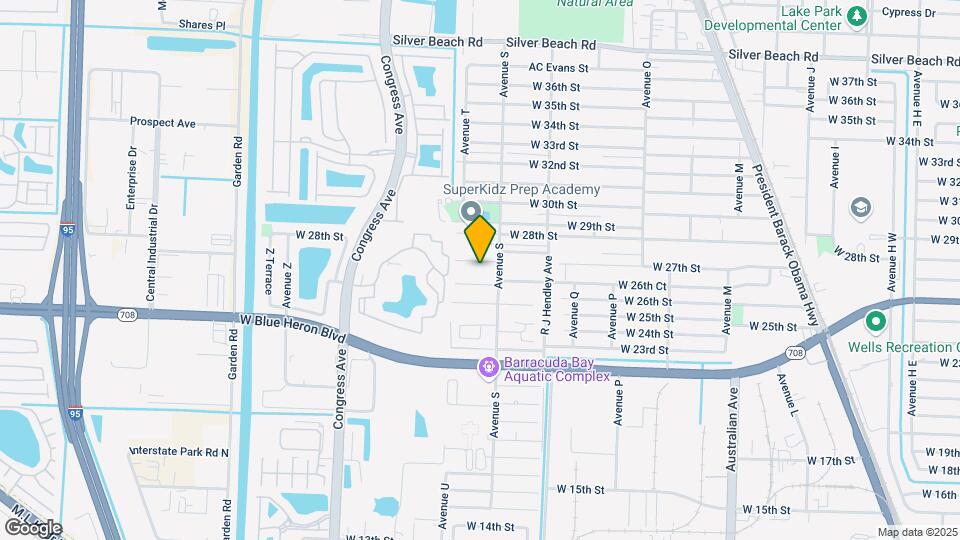 1629 W 27th St Map and Location Details