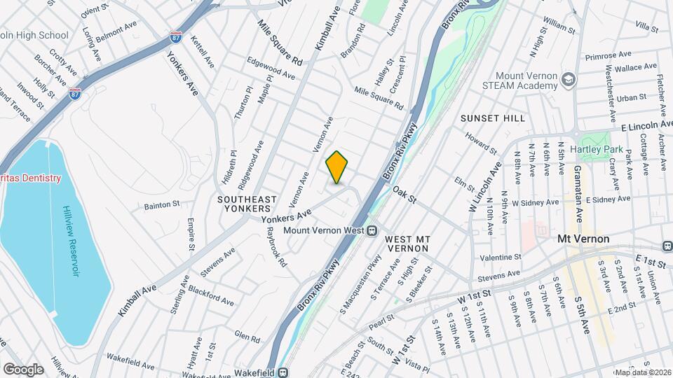 1179 Yonkers Ave Map and Location Details