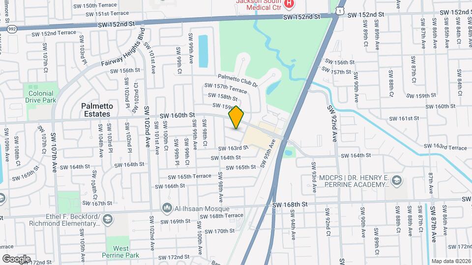 9720 SW 161st St, Unit A Map and Location Details