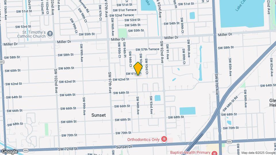 9371 SW 62nd St Map and Location Details