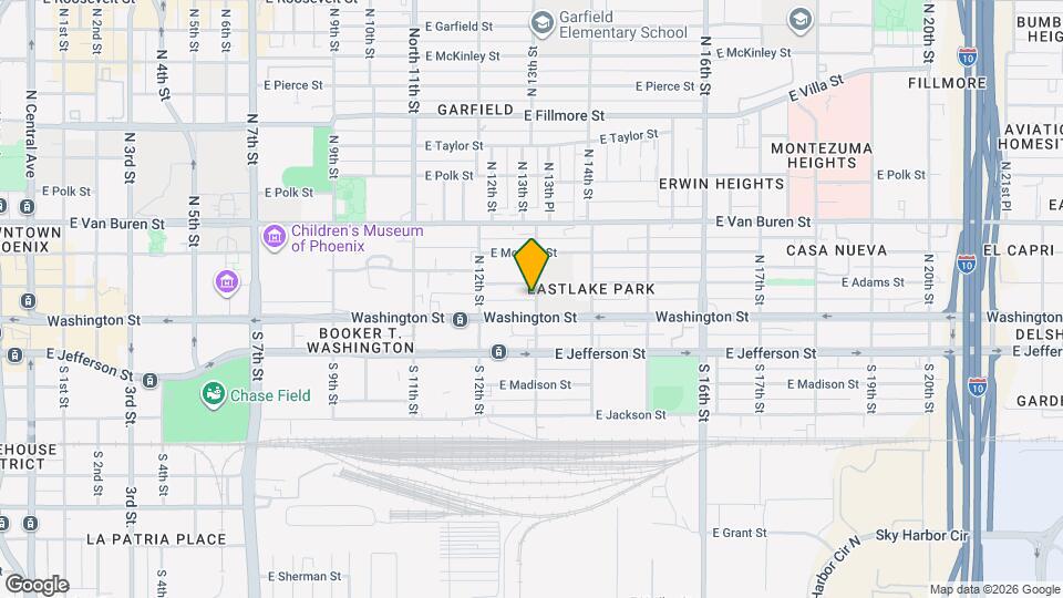 14 N 13th St Map and Location Details