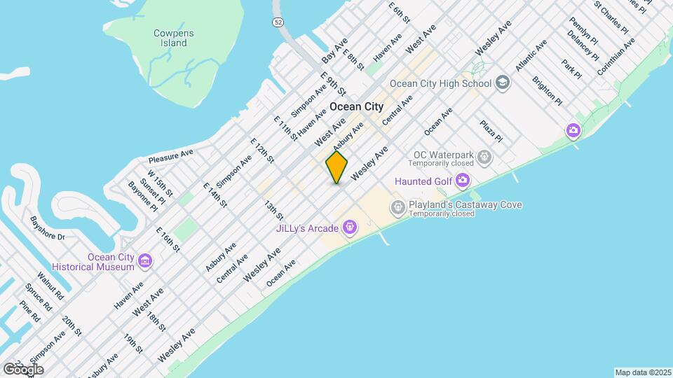 1102 Wesley Ave Map and Location Details