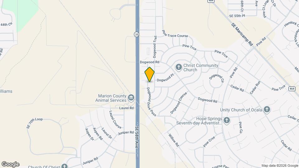 21 Dogwood Drive Pass Map and Location Details