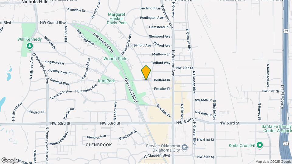6529 Avondale Dr Mapa y Detalles de la Ubicación