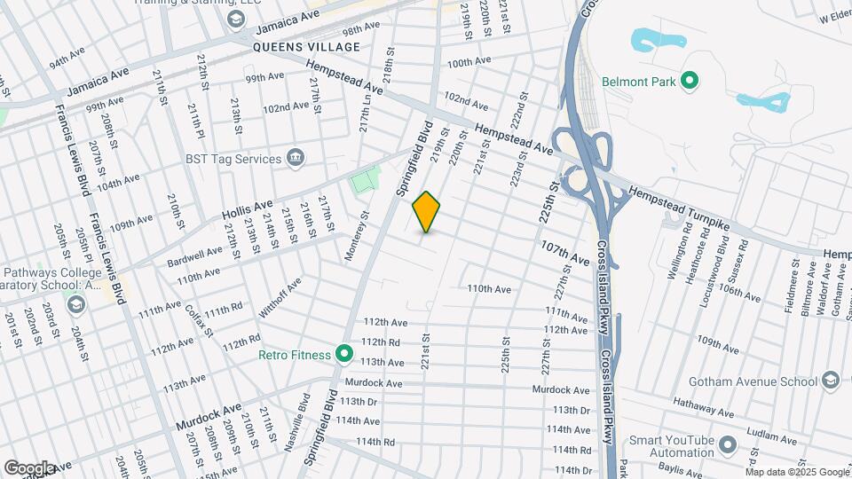 108-11 220th St Mapa y Detalles de la Ubicación