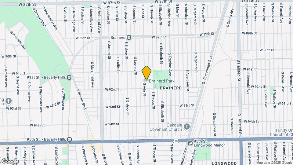 9141 S Ada St Map and Location Details