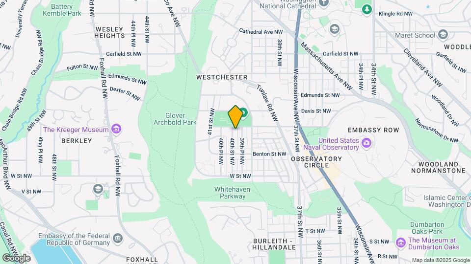 2443 40th St NW, Unit 2 Map and Location Details