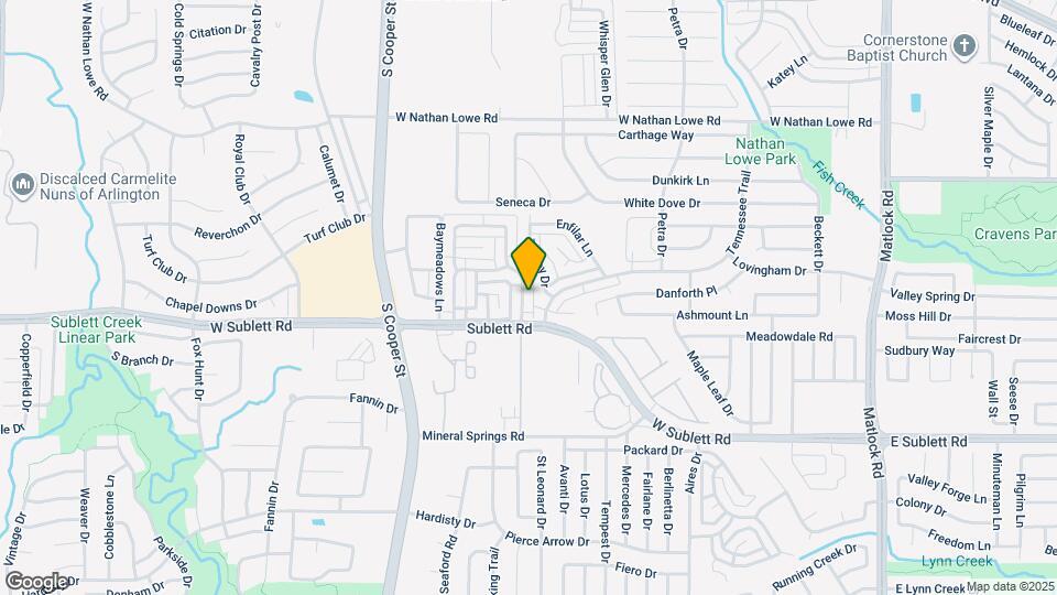 5921 Timbercrest Dr Map and Location Details