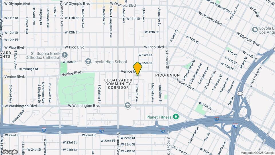1624-1626 S Westmoreland Ave Mapa y Detalles de la Ubicación