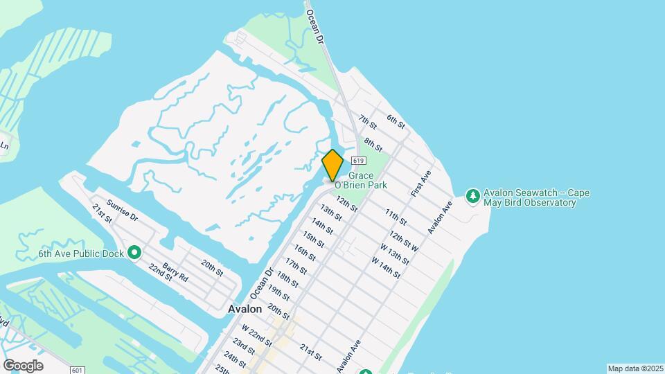 912 Ocean Dr Map and Location Details