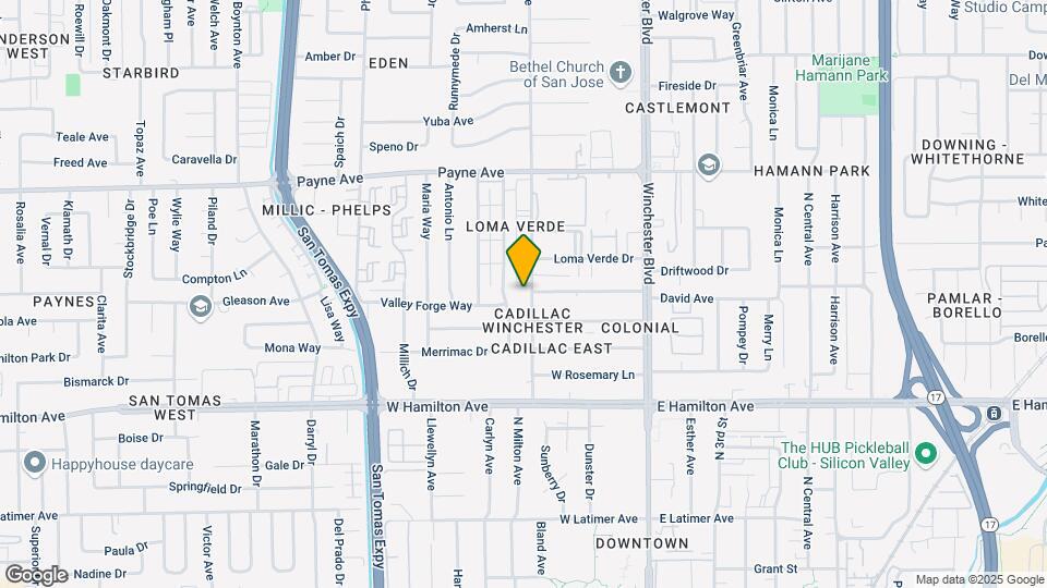 1451 Eden Ave Map and Location Details