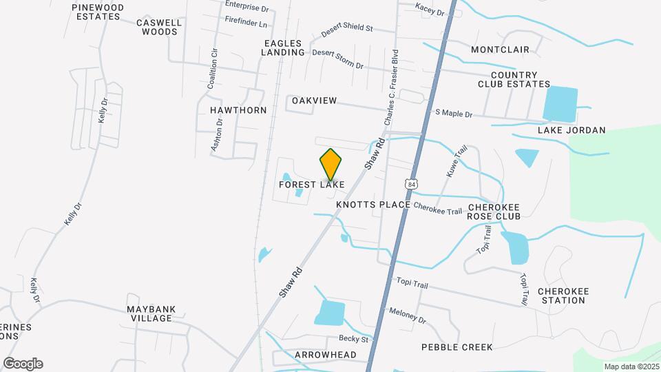 1308 Forest Lake Dr Map and Location Details