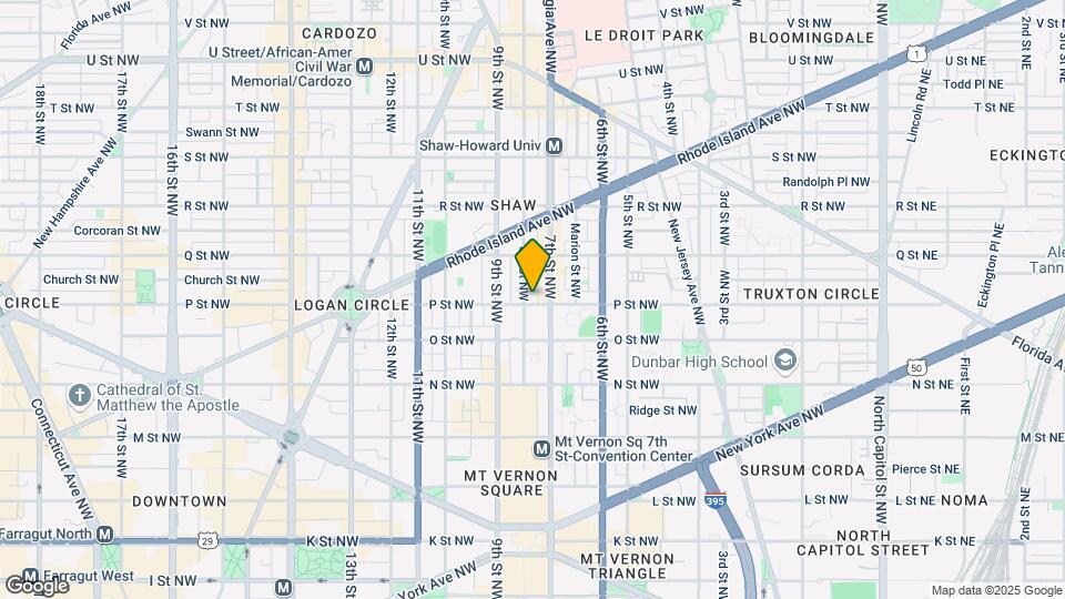 751 P St NW Mapa y Detalles de la Ubicación