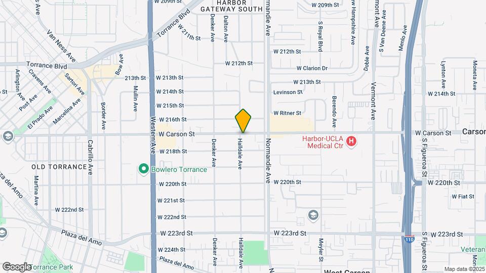 21702 Halldale Ave Map and Location Details