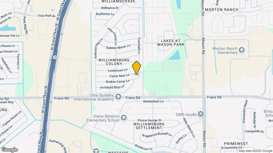 22510 Braken Carter Ln Map and Location Details