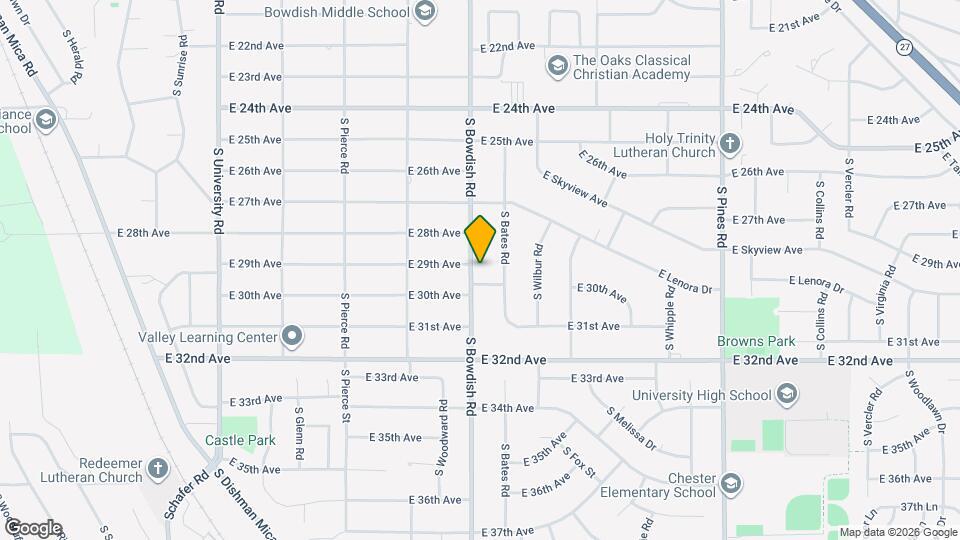 2905 S Bowdish Rd Map and Location Details