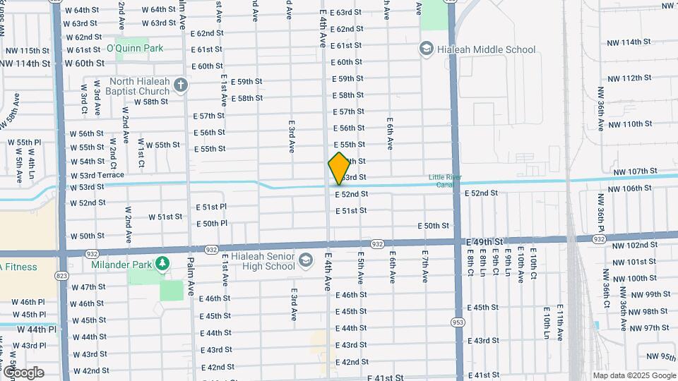 435 E 52nd St Map and Location Details