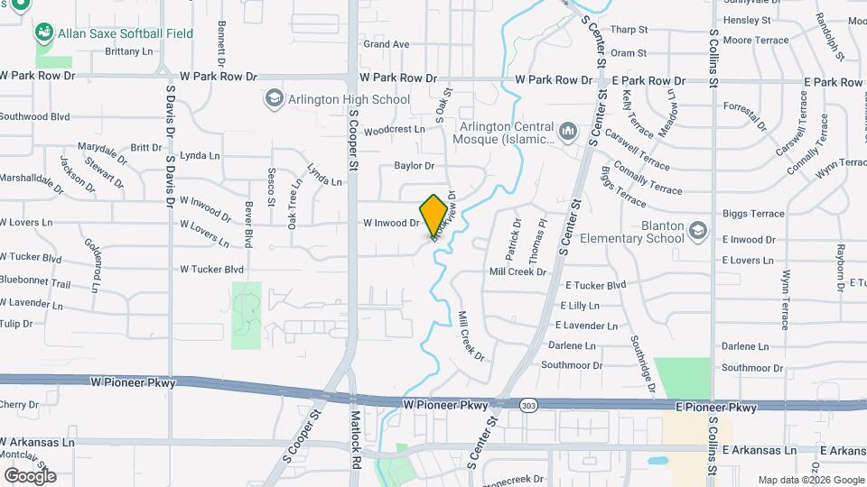 1905 Brookview Dr Map and Location Details