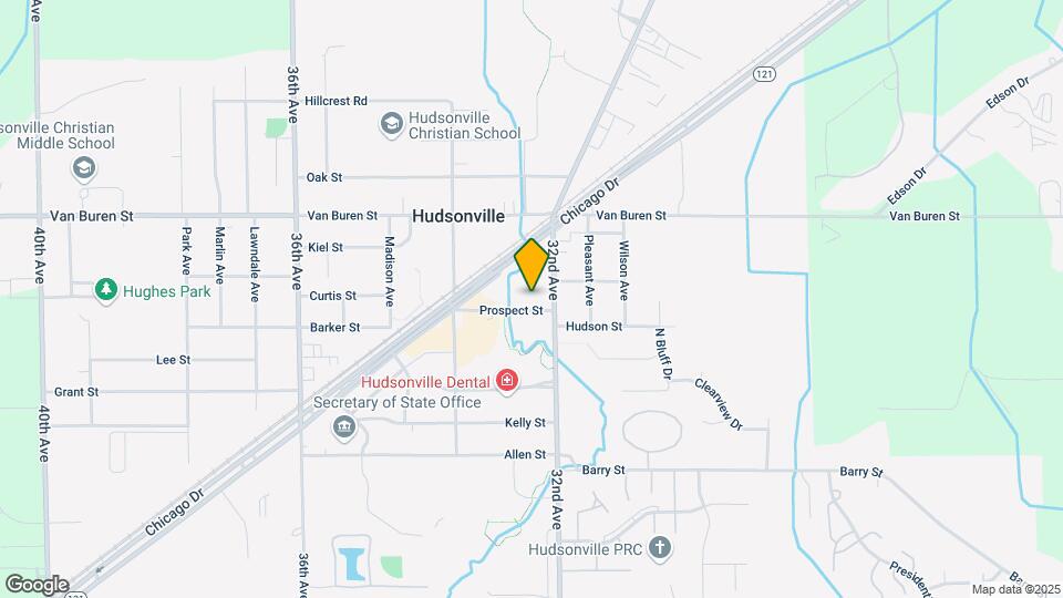 3233 Prospect St Map and Location Details