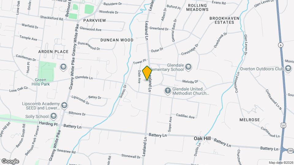 4317 Lealand Ln Map and Location Details