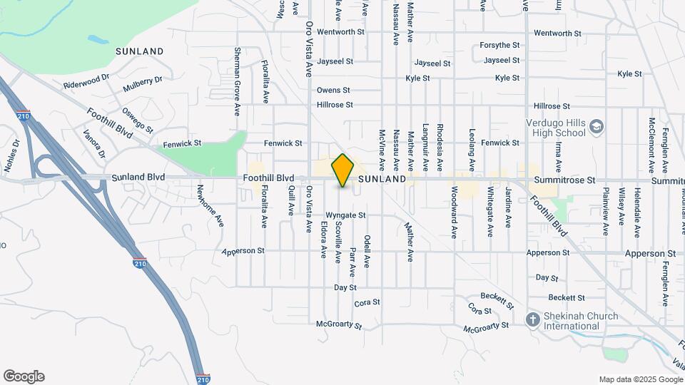 10438 Scoville Ave Mapa y Detalles de la Ubicación