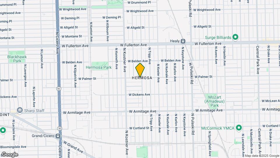 4303 W Palmer St Map and Location Details