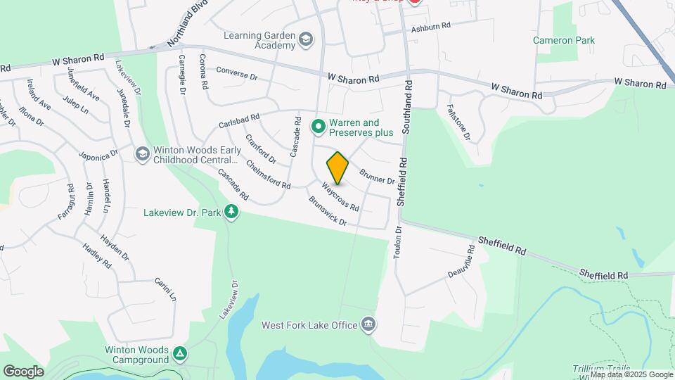 552 Waycross Rd Map and Location Details