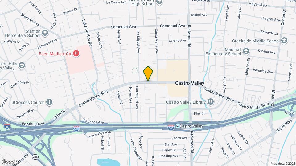 21006 Castro Valley Blvd, Unit 1657G Mapa y Detalles de la Ubicación