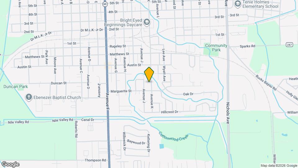 3204 Avenue K Map and Location Details