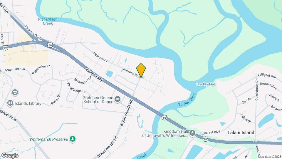202 Penrose Dr Map and Location Details